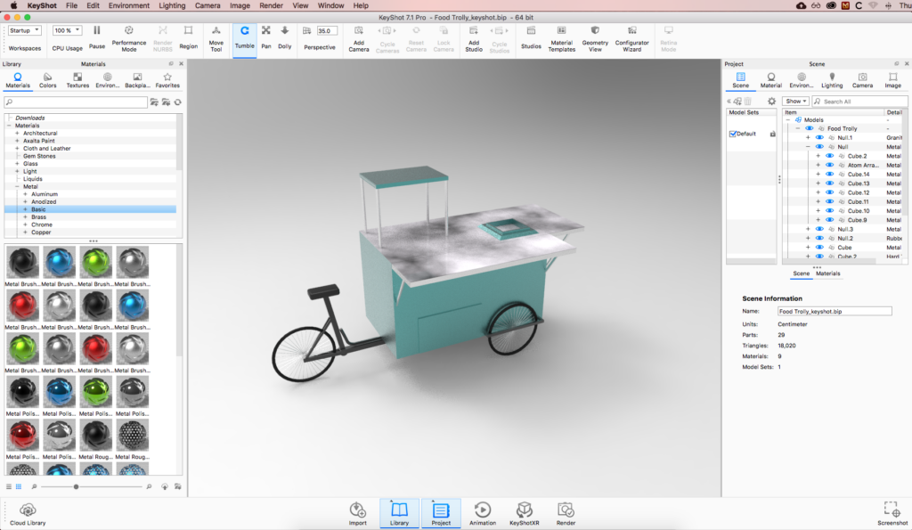 Food trolley – Bike café