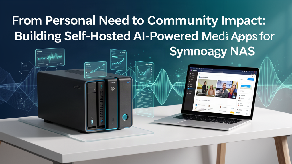 Self-hosted AI media apps for Synology NAS