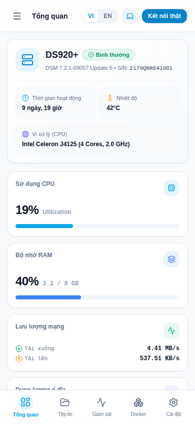 kv-synology-04-mobile-dashboard From Personal Problem to Community Solution: Building Self-Hosted AI Media Apps for Synology NAS