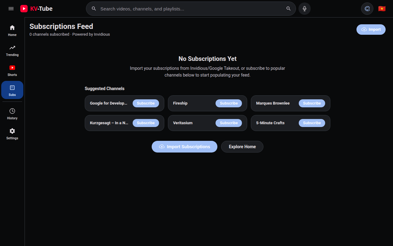 kv-tube-03-subscriptions From Personal Problem to Community Solution: Building Self-Hosted AI Media Apps for Synology NAS