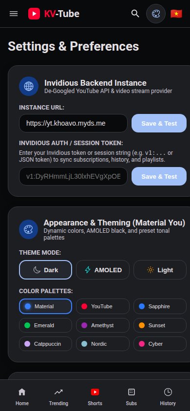kv-tube-06-settings From Personal Problem to Community Solution: Building Self-Hosted AI Media Apps for Synology NAS
