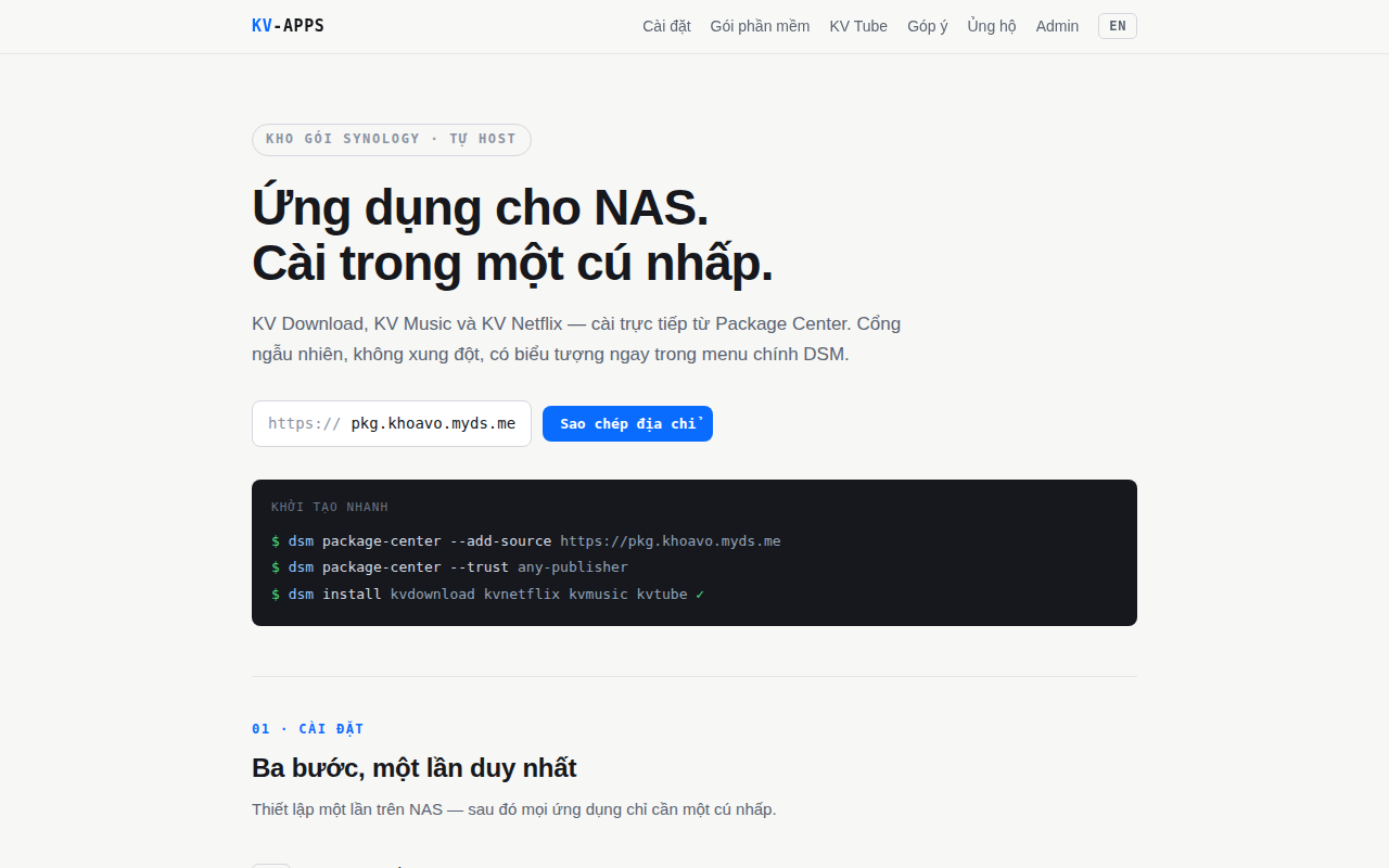 spkrepo-01-home From Personal Problem to Community Solution: Building Self-Hosted AI Media Apps for Synology NAS